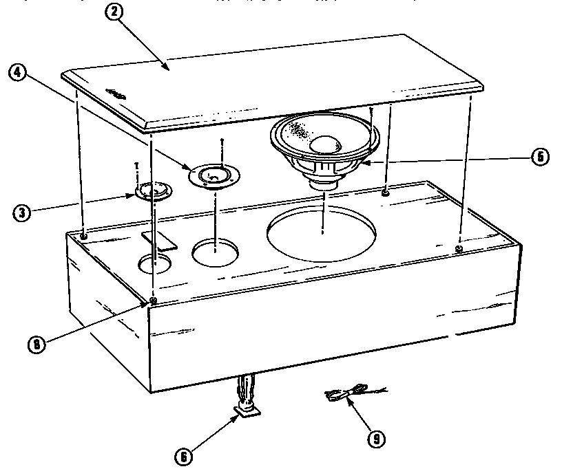 SONY SPEAKER SYSTEM Parts | Model SSU431AV | Sears PartsDirect speaker parts diagram 
