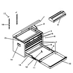 Craftsman 706597141 tool chest parts Sears PartsDirect