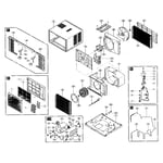 Goldstar R8000 room air conditioner parts | Sears Parts Direct goldstar air conditioner wiring diagram 