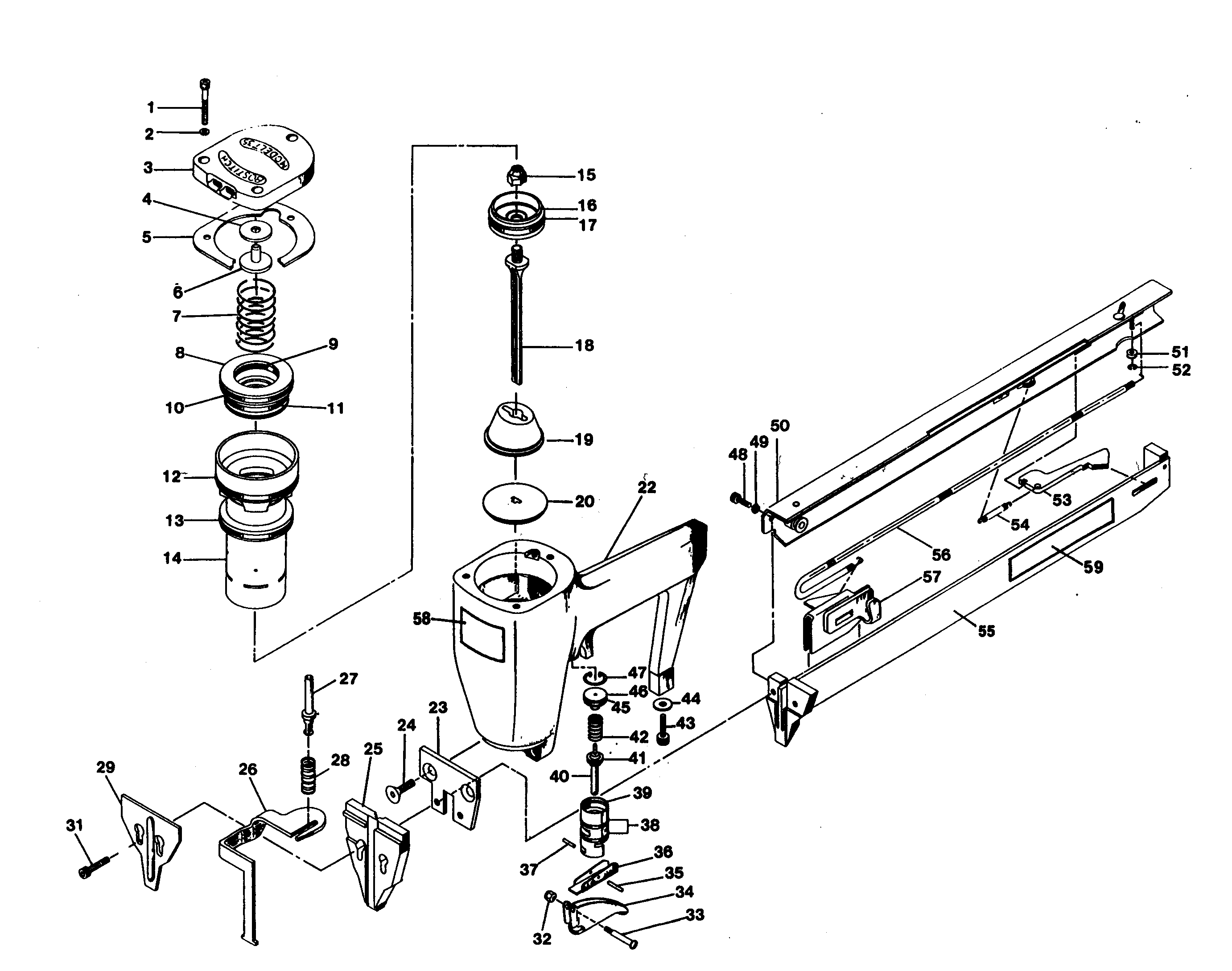 stapler parts