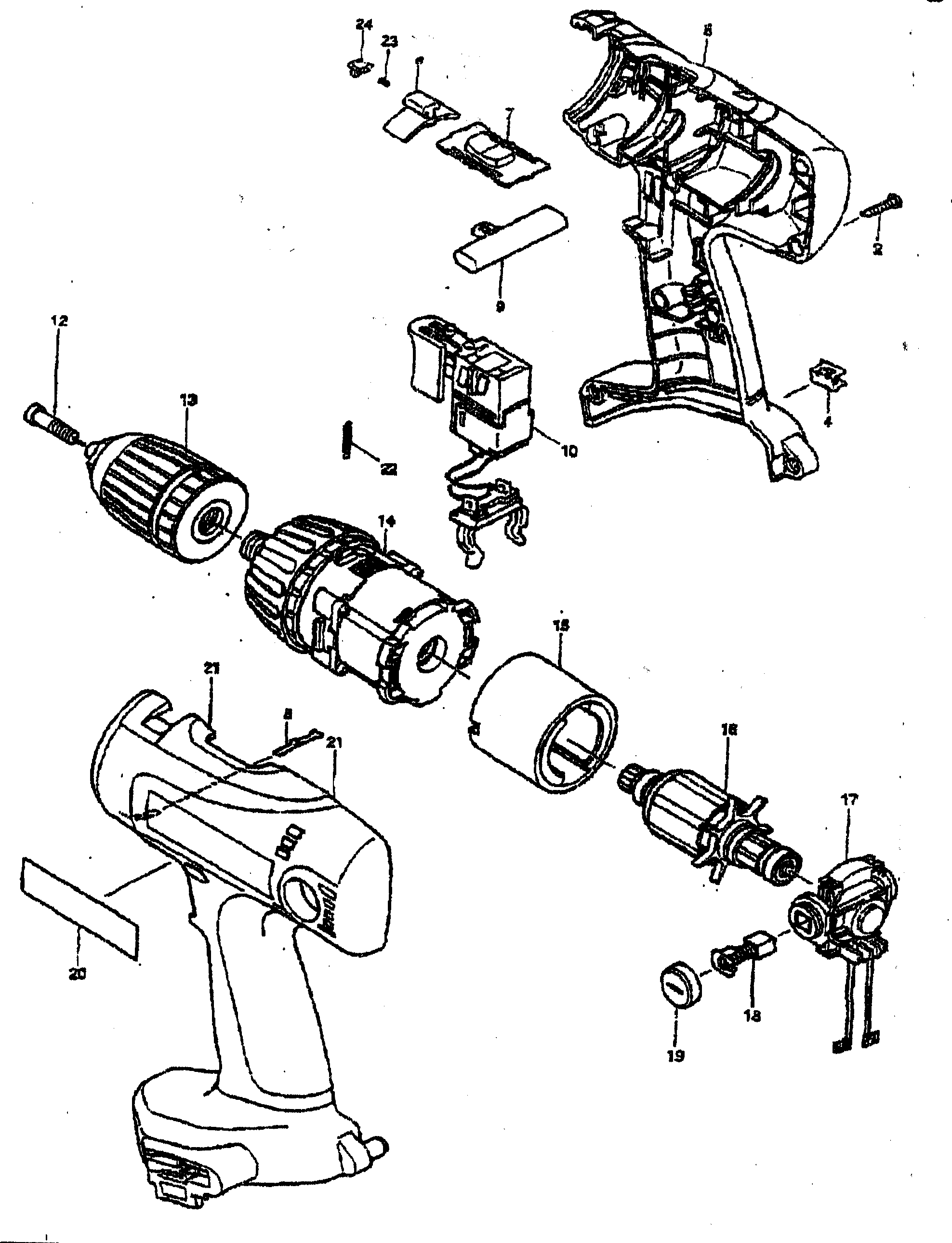 Схема редуктора шуруповерта pit