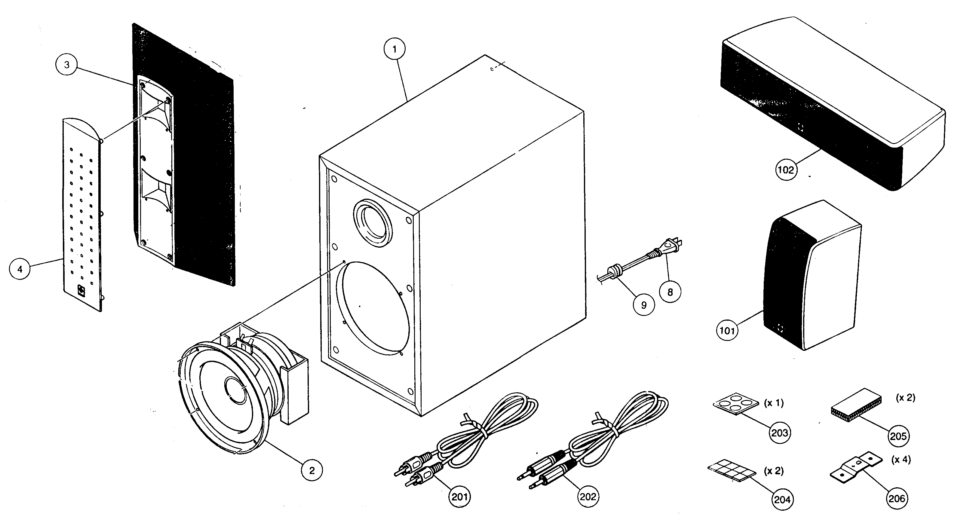 yamaha nx s120 speakers