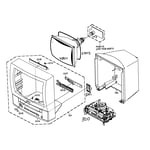 Toshiba MV13P3 televisions with vcr or dvd parts | Sears PartsDirect