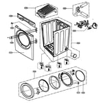 Looking for LG model DLE5977W dryer repair & replacement parts?