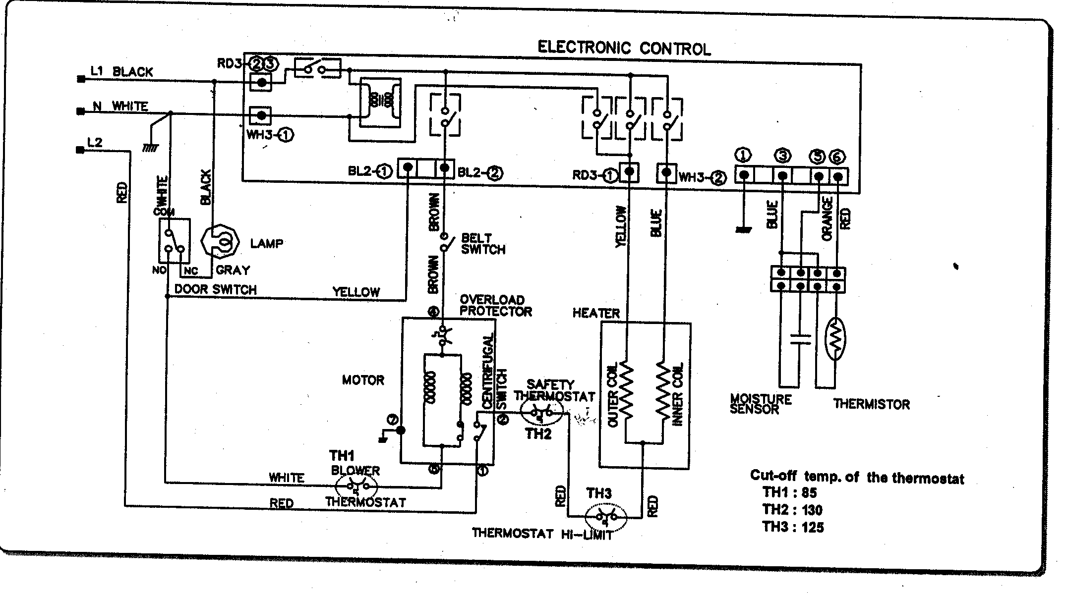 3 wire range cord diagram  | 365 x 342