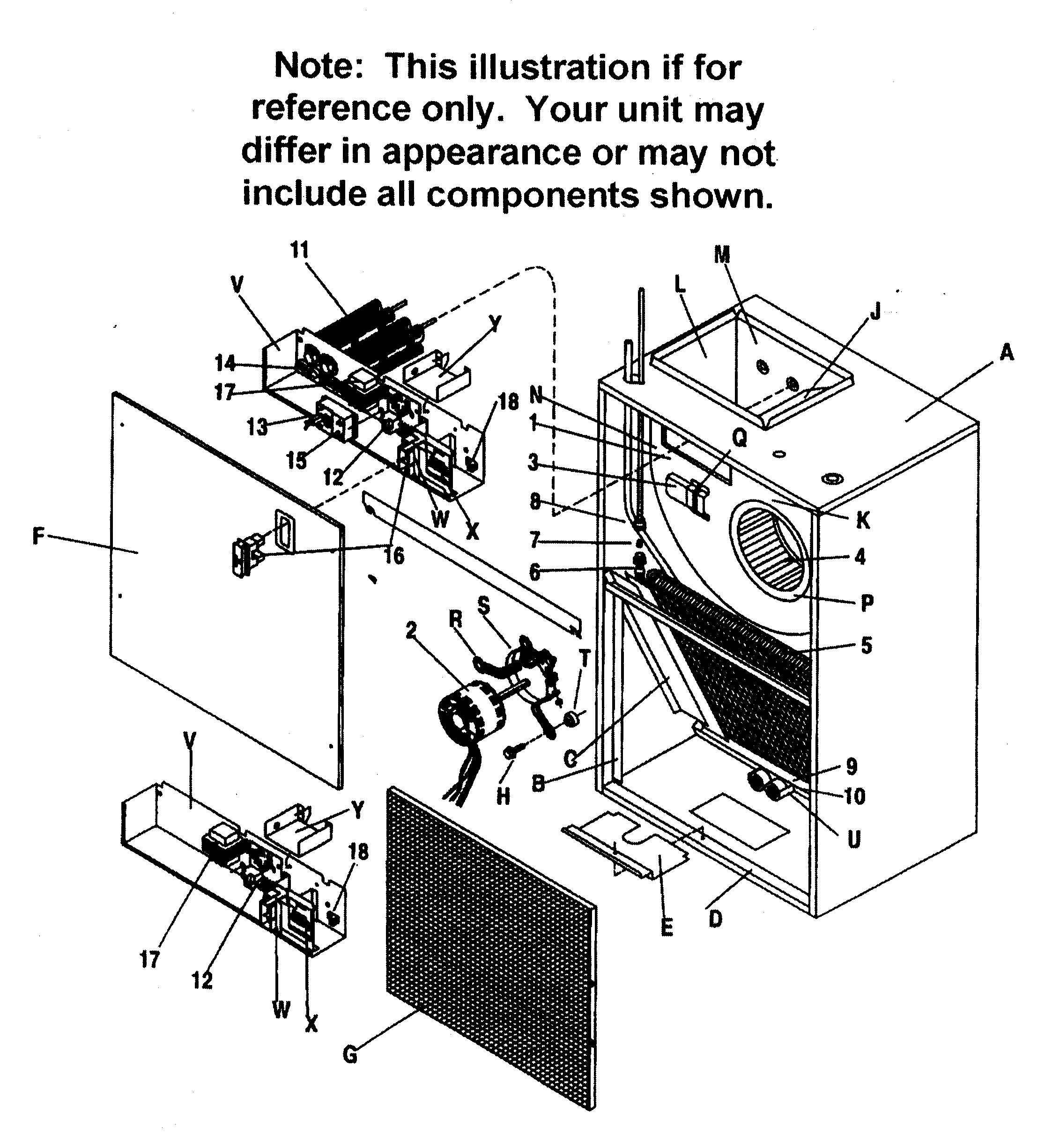 Icp Fwm1805a1 Air Handler Parts Sears Partsdirect