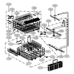 Looking for LG model LDF7811WW dishwasher repair & replacement parts?
