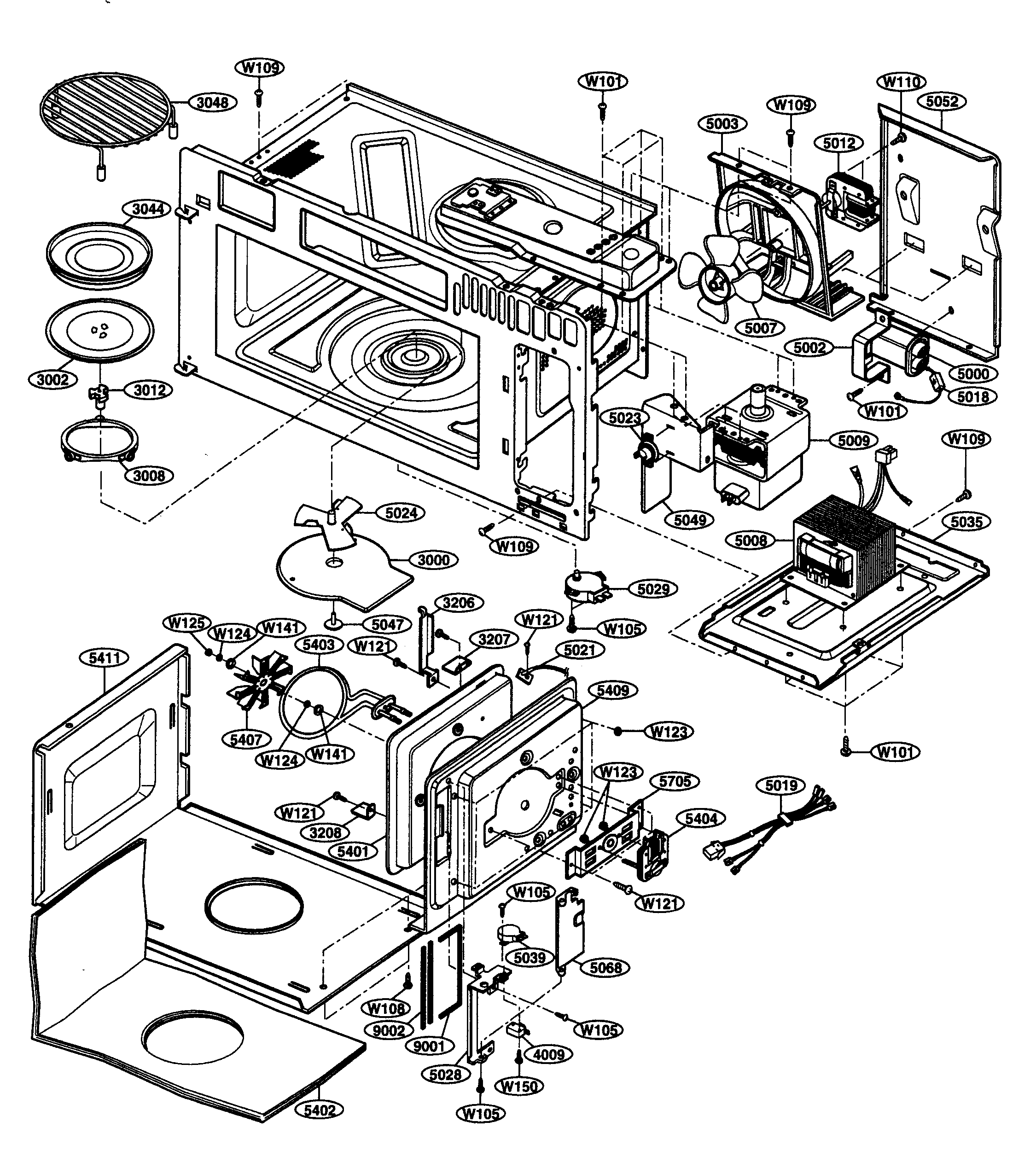 31 Kenmore Microwave Parts Diagram - Worksheet Cloud