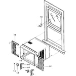 Kenmore 58072187300 room air conditioner parts | Sears ...