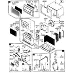 Friedrich US10B30A room air conditioner parts | Sears PartsDirect