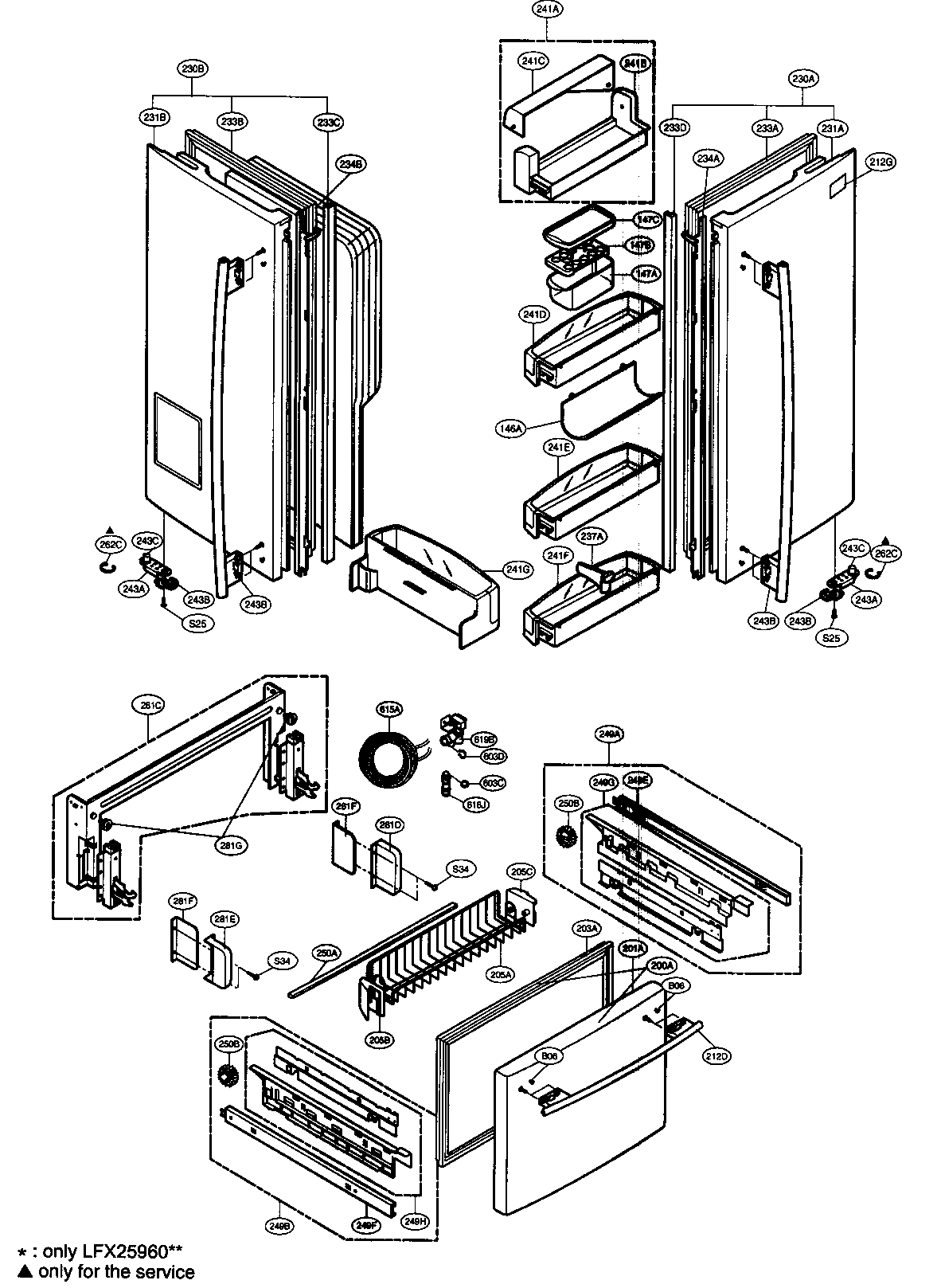 Refrigerator Parts: Lg Refrigerator Parts Diagram