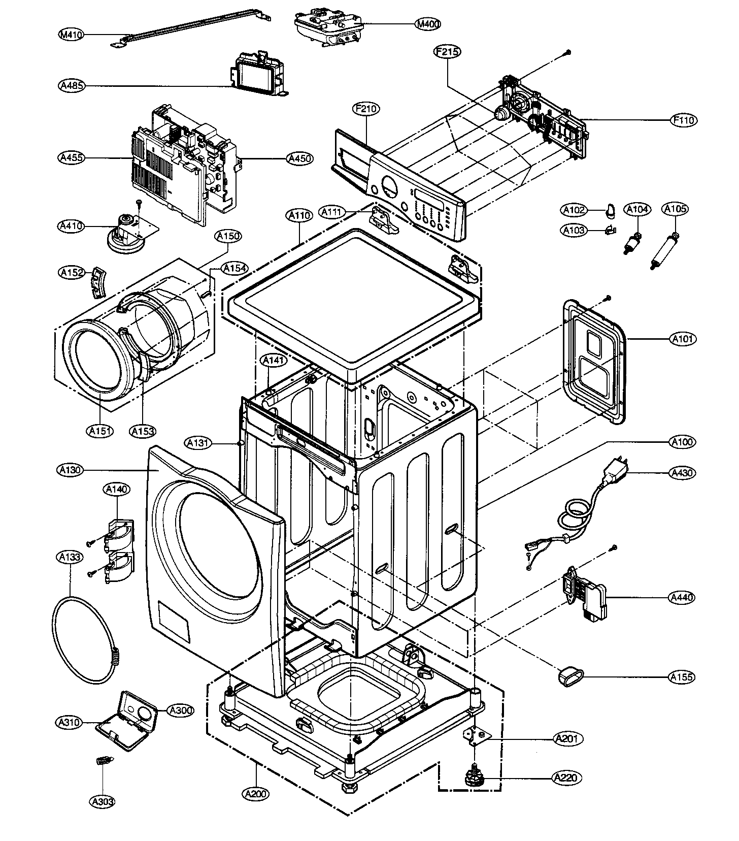 Lg Wm2688hwm Washer Parts Sears Partsdirect