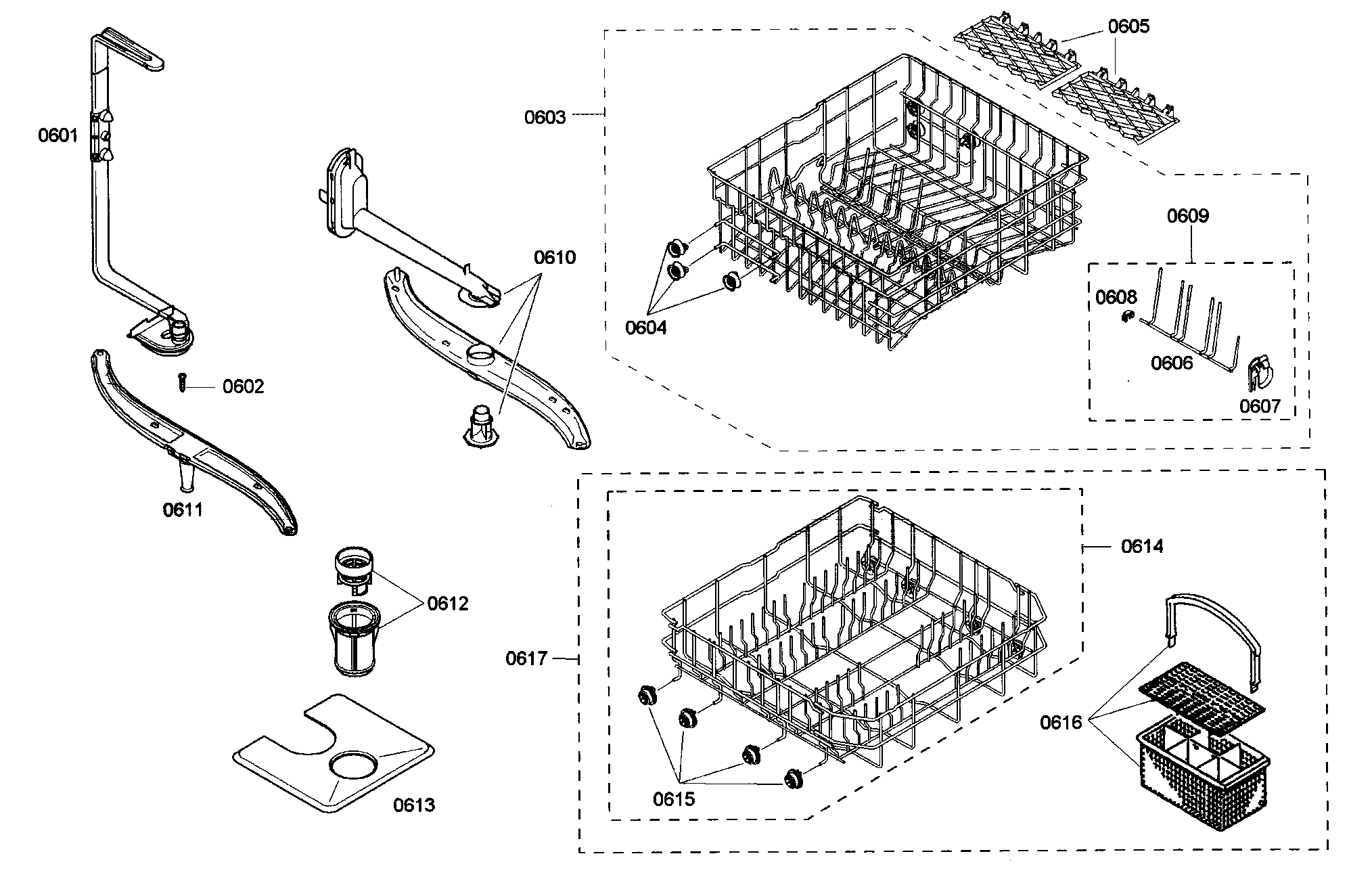 Wiring Diagram For Bosch Dishwasher from c.searspartsdirect.com
