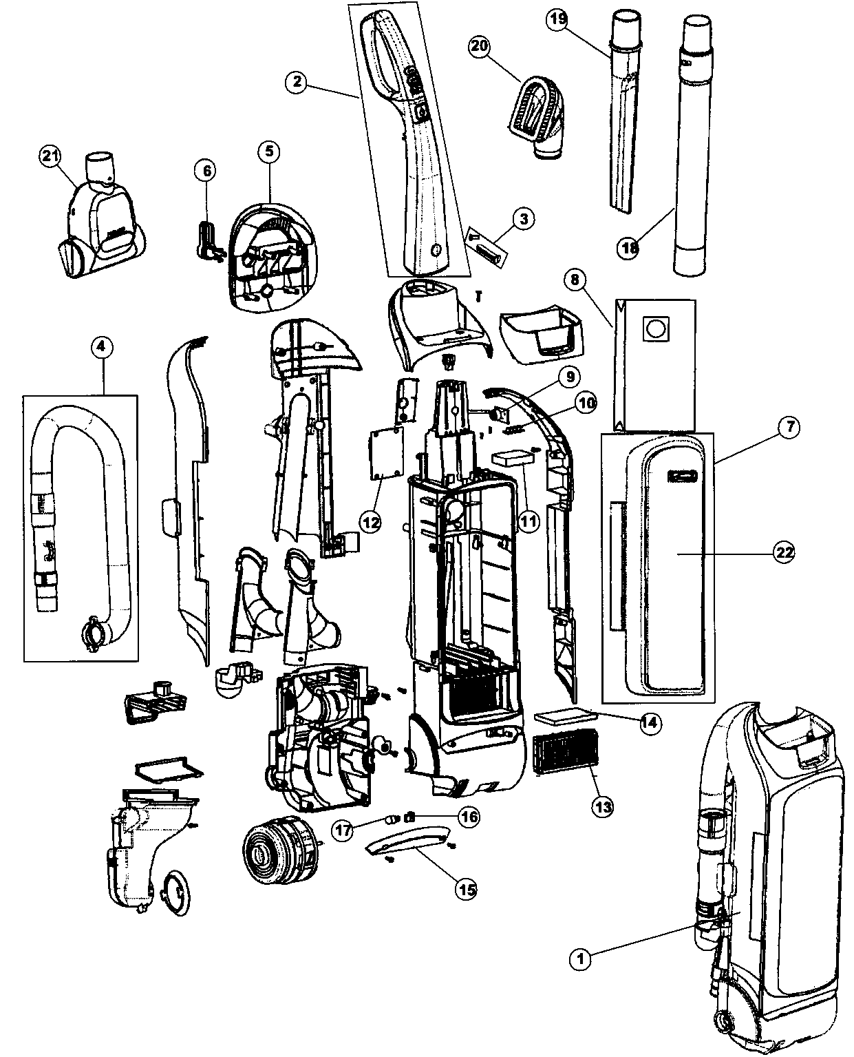 Parts For Kenmore Intuition Vacuum