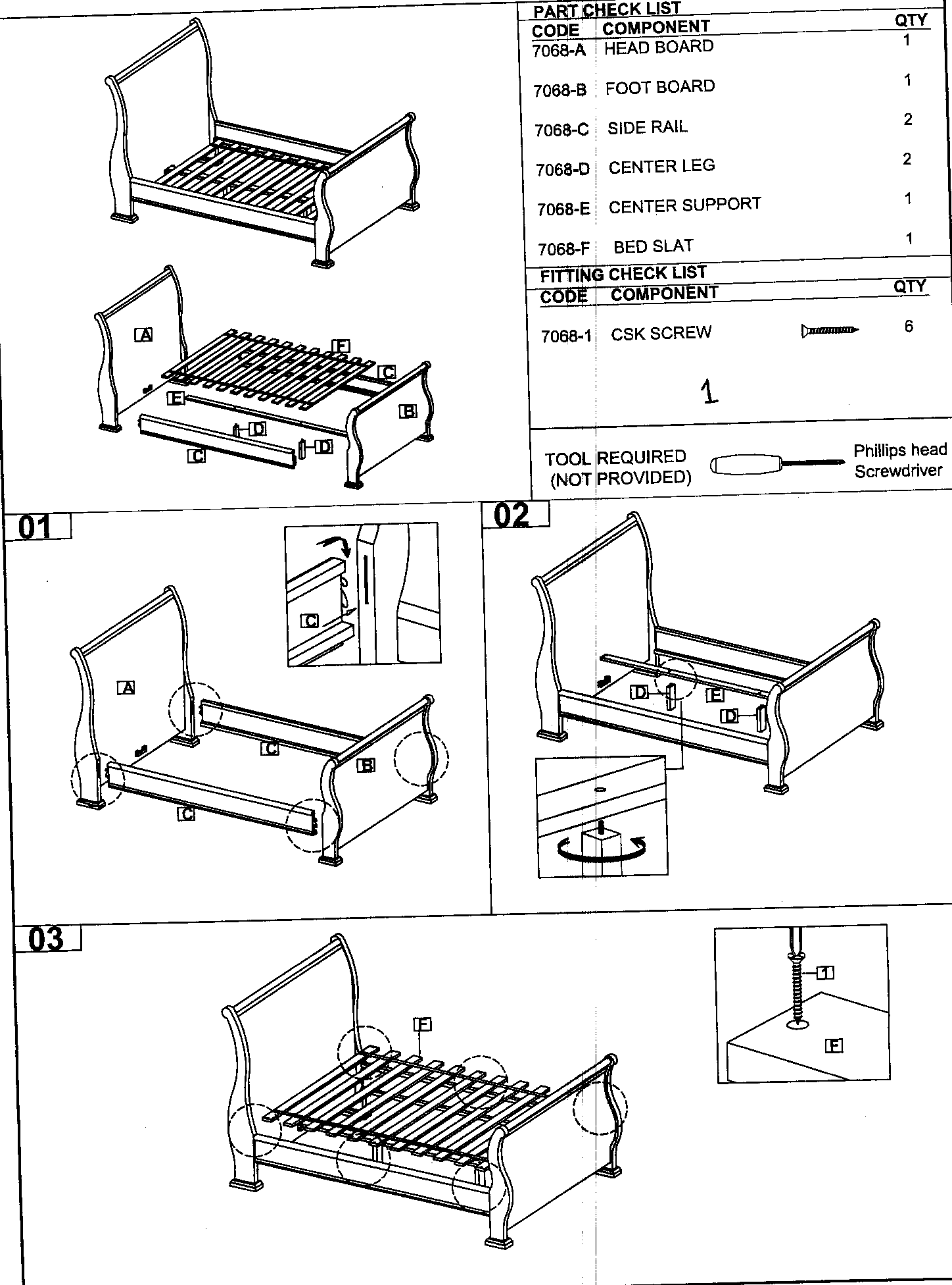 Bed Parts Diagram | Another Home Image Ideas