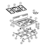 Fisher & Paykel OR36LDBGX1-88483A gas range parts | Sears PartsDirect