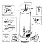 Ao Smith Gpvt50101 Gas Water Heater Parts Sears Partsdirect