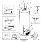 Reliance 640HBVIT101 gas water heater parts | Sears PartsDirect