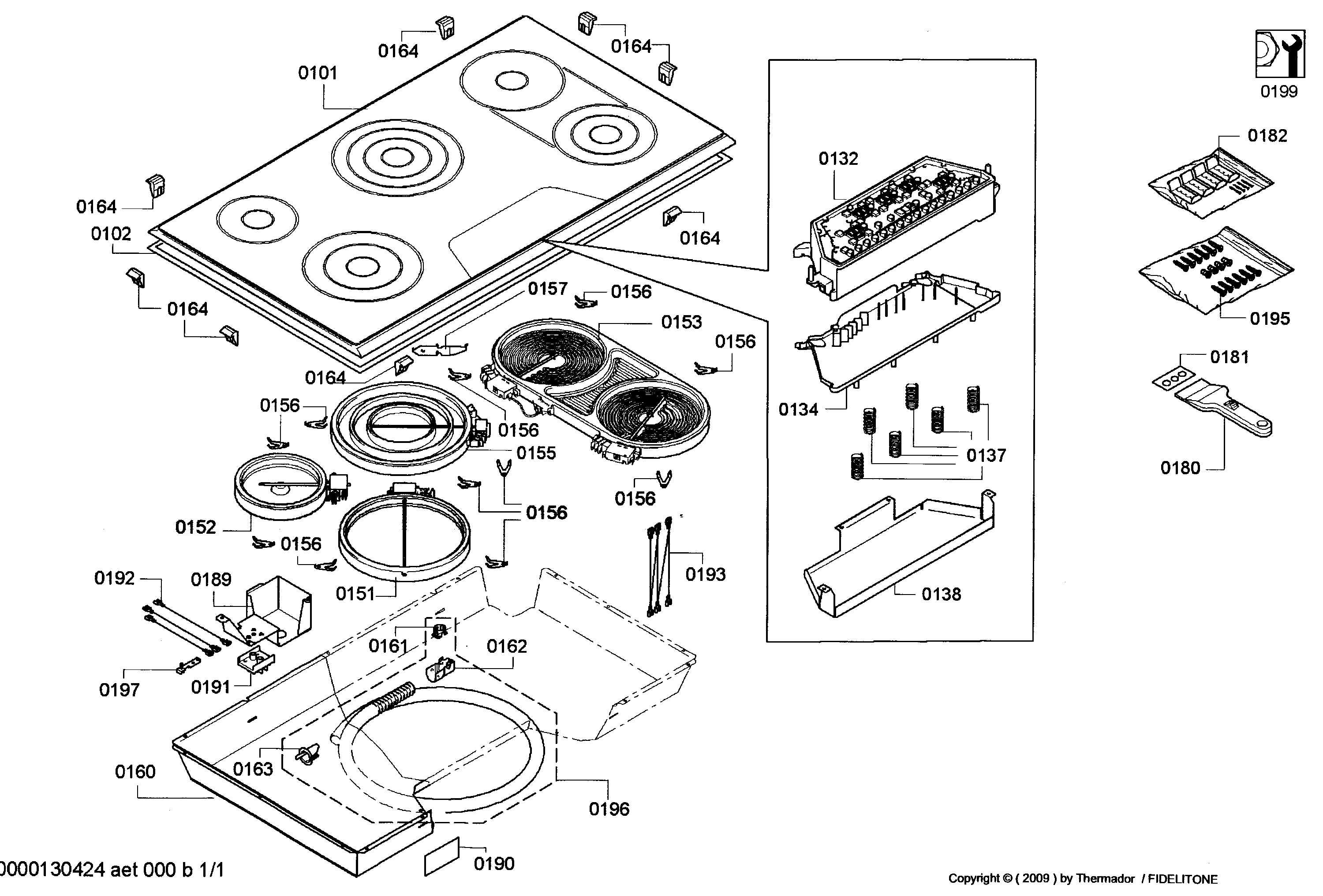 Looking For Thermador Model Cet366fs 01 Electric Cooktop Repair