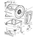 Fisher & Paykel DE62T27GW1-96141A dryer parts | Sears PartsDirect