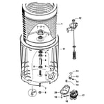 Fisher & Paykel WA37T26GW296134A washer parts Sears PartsDirect