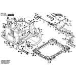 Looking for Bosch model 4100 table saw repair & replacement parts?