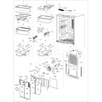 Samsung RF217ACRS/XAA-00 bottom-mount refrigerator parts | Sears ...