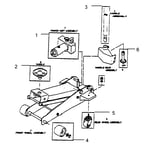 Looking for Craftsman model 875501152 material handling ... floor jack schematic 