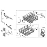 Bosch SHE4AM16UC/02 dishwasher parts Sears PartsDirect