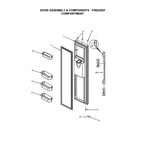 Fisher & Paykel RX256DT7X1-22600-A side-by-side refrigerator parts ...