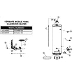 Kenmore 153336444 gas water heater parts | Sears PartsDirect