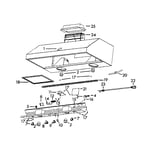 Kenmore Elite 23354820010 range hood parts Sears PartsDirect