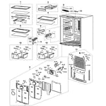 Samsung RF197ACRS/XAA-00 bottom-mount refrigerator parts | Sears ...