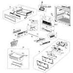 Samsung RF26XAERS/XAA bottom-mount refrigerator parts | Sears PartsDirect
