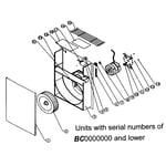 Dacor REMP3 downdraft ventilation system parts | Sears ...