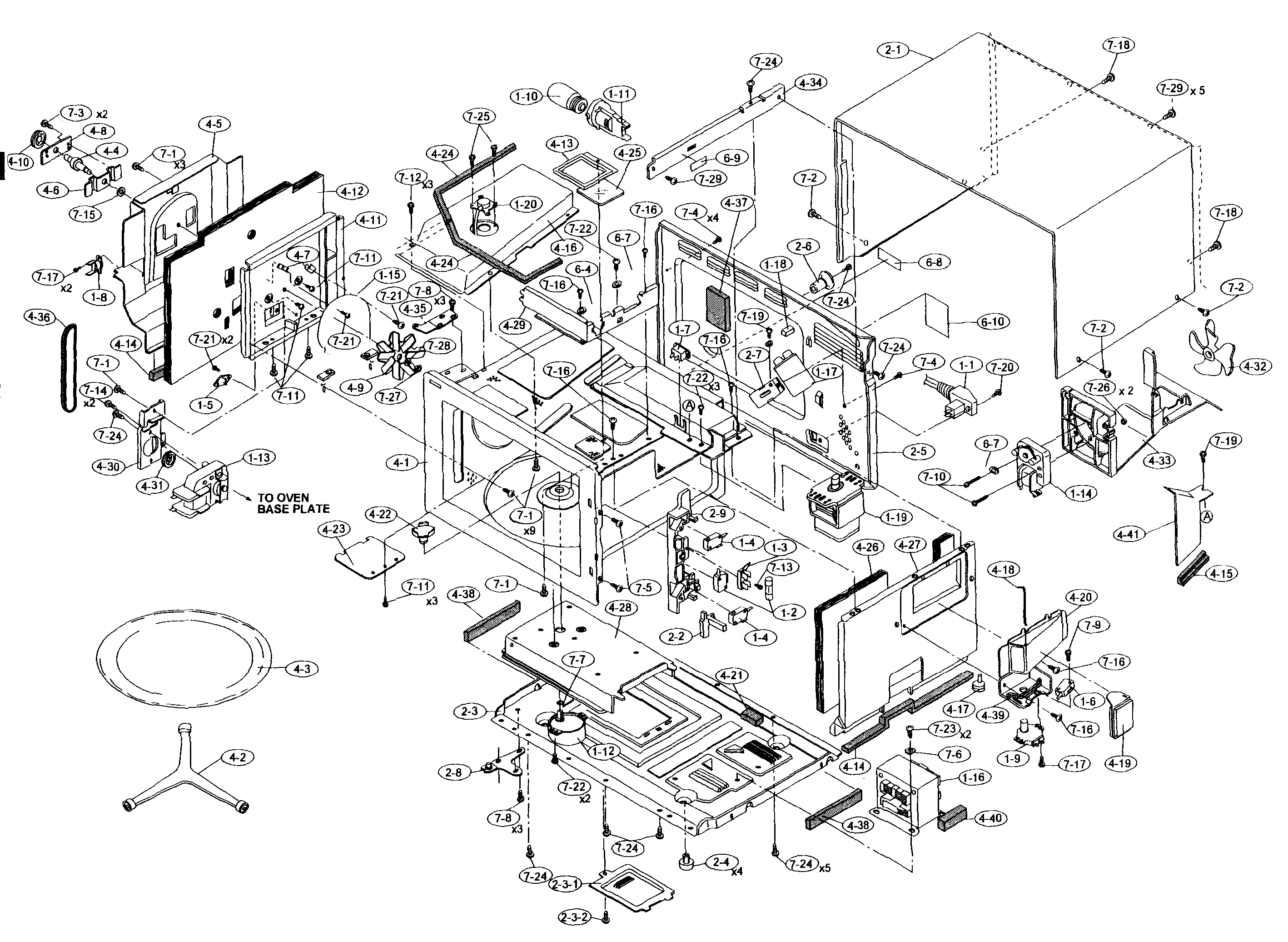 Dacor Microwave modelDCM24s How do I accec the fuses ( 3 ) to replace