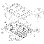 Dacor RGC304BNG gas cooktop parts | Sears PartsDirect