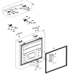 Samsung RF197ABWP/XAA-00 bottom-mount refrigerator parts