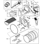 Samsung DV316LEW/XAA-00 dryer parts | Sears PartsDirect