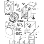 Samsung DV328AGW/XAA-00 dryer parts | Sears PartsDirect