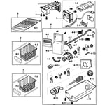 Samsung RS2556BB/XAA-00 side-by-side refrigerator parts | Sears PartsDirect