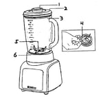 Kenmore Elite 10006901 blender parts Sears PartsDirect