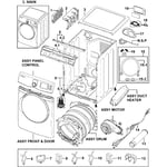 Samsung DV419AEU/XAA-00 dryer parts | Sears PartsDirect