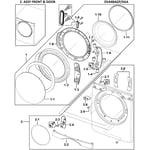 Samsung DV448AGP/XAA-00 dryer parts | Sears PartsDirect