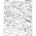 Samsung RF266ADPN/XAA-00 bottom-mount refrigerator parts | Sears ...