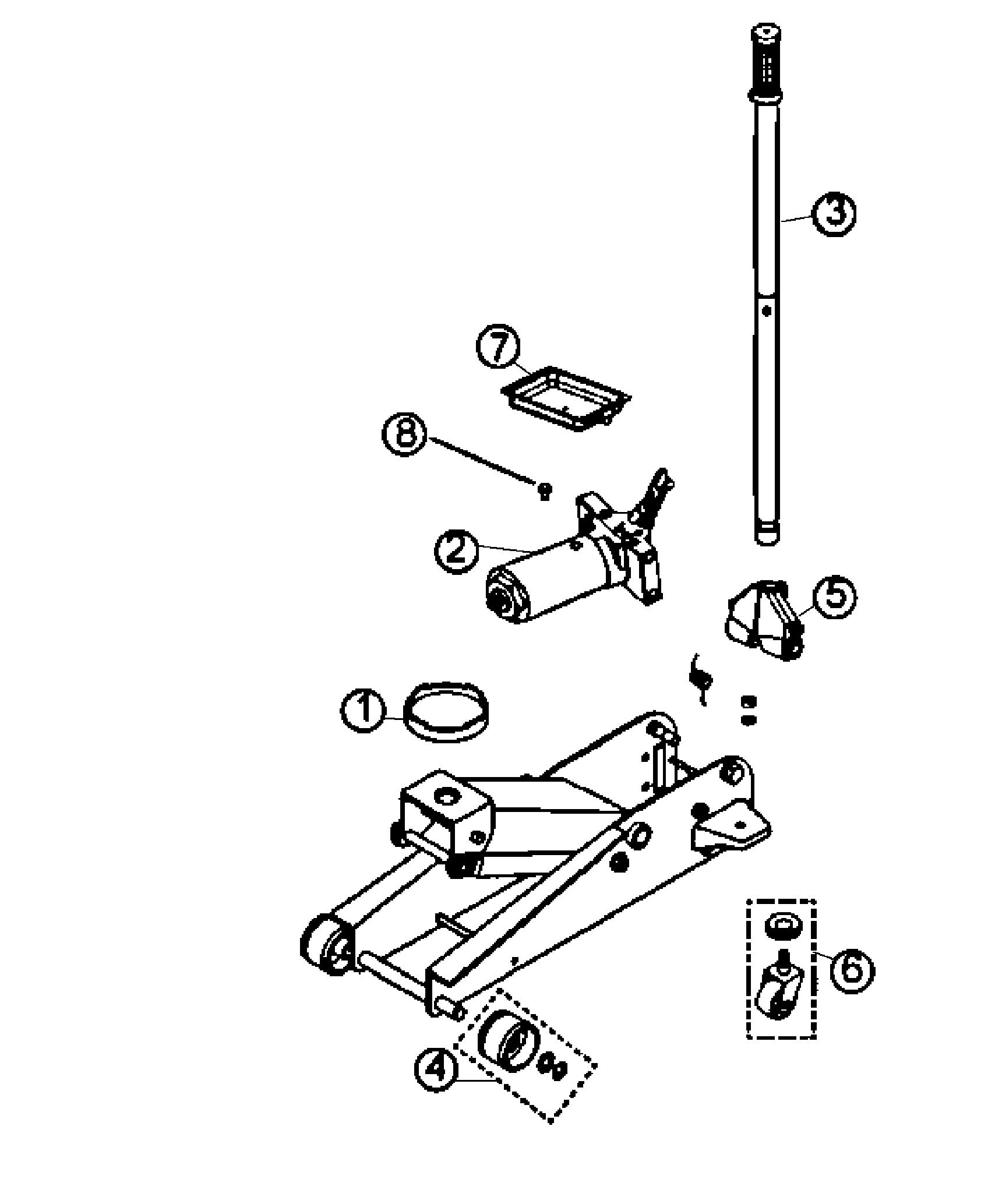 Floor Jack Parts Diagram