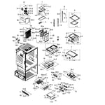 Samsung RF263BEAEBC/AA-01 bottom-mount refrigerator parts | Sears
