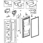 Samsung RFG237AARS/XAA-00 bottom-mount refrigerator parts | Sears