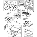 Samsung RFG293HABP/XAA-00 bottom-mount refrigerator parts | Sears ...