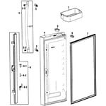 Samsung RFG293HABP/XAA-00 bottom-mount refrigerator parts | Sears